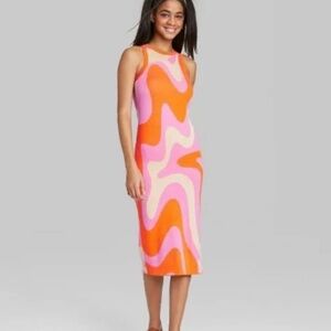 NWT Wild Fable Sweater-knit Midi Dress